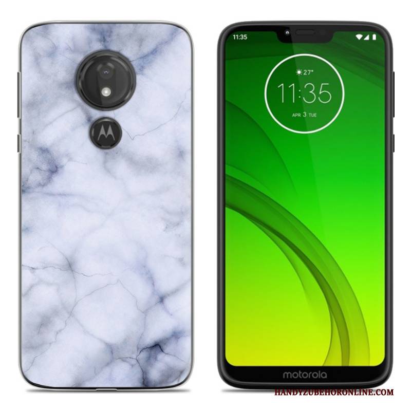 Hülle Moto G7 Play Weiche Persönlichkeit Schwarz, Case Moto G7 Play Kreativ Handyhüllen