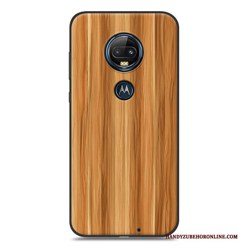 Hülle Moto G7 Plus Weiche Grau Handyhüllen, Case Moto G7 Plus Kreativ Einfach