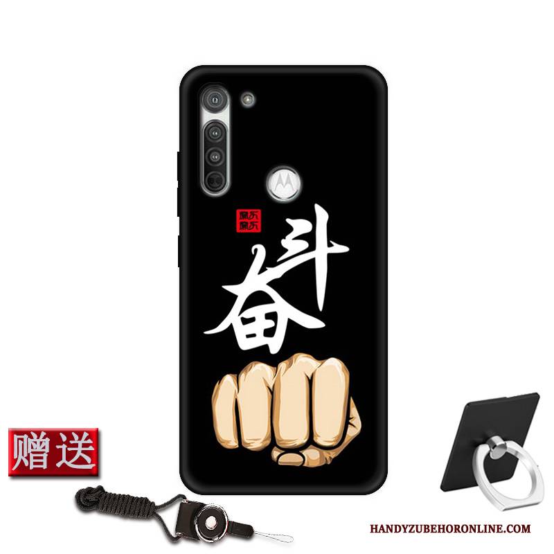 Hülle Moto G8 Power Kreativ Nette Angepasst, Case Moto G8 Power Silikon Rot Neu