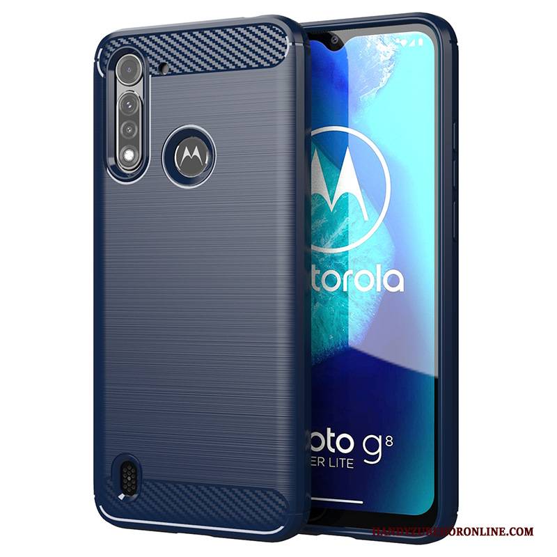 Hülle Moto G8 Power Lite Weiche Dünne Handyhüllen, Case Moto G8 Power Lite Schwarz