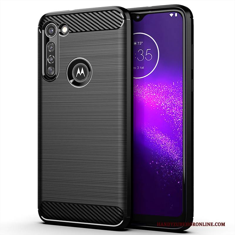 Hülle Moto G8 Power Schutz Anti-sturz Seide, Case Moto G8 Power Taschen Grau Rutschfest