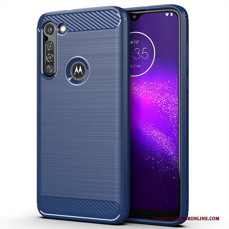 Hülle Moto G8 Power Schutz Anti-sturz Seide, Case Moto G8 Power Taschen Grau Rutschfest