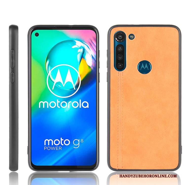 Hülle Moto G8 Power Taschen Schwarz Trendmarke, Case Moto G8 Power Schutz Schwer Handyhüllen