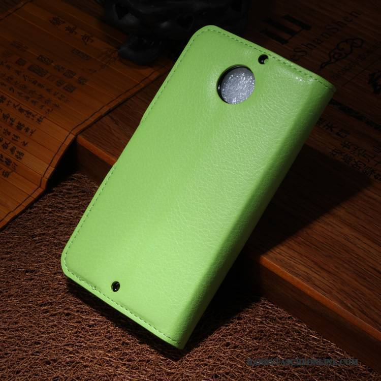 Hülle Moto X Lederhülle Grün Handyhüllen, Case Moto X Schutz