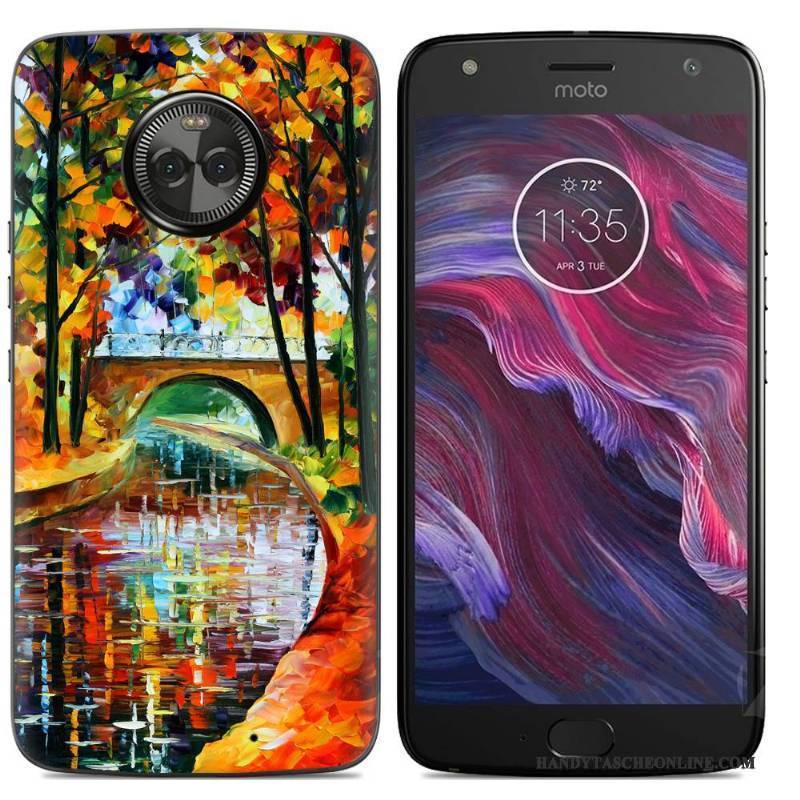 Hülle Moto X4 Kreativ Handyhüllen, Case Moto X4 Weiche