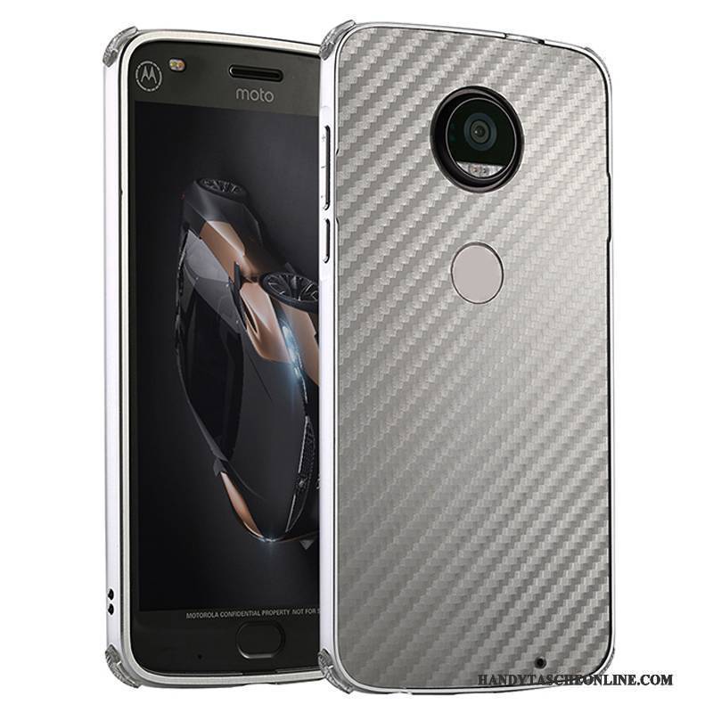 Hülle Moto X4 Metall Handyhüllen Anti-sturz, Case Moto X4 Schutz Grün Grenze