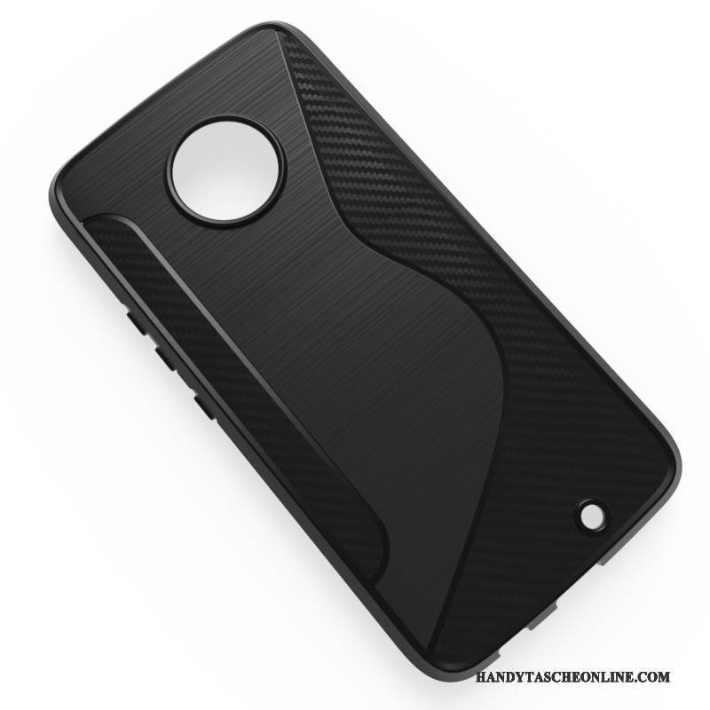 Hülle Moto X4 Taschen Anti-sturz Schwarz, Case Moto X4 Schutz Handyhüllen Transparent