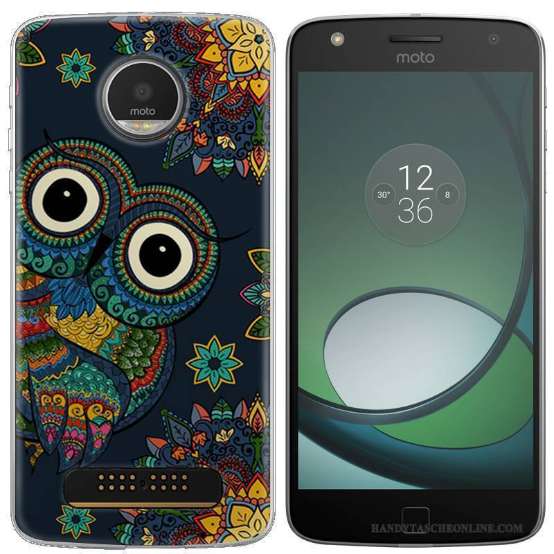 Hülle Moto Z Play Schutz Handyhüllen Grau, Case Moto Z Play