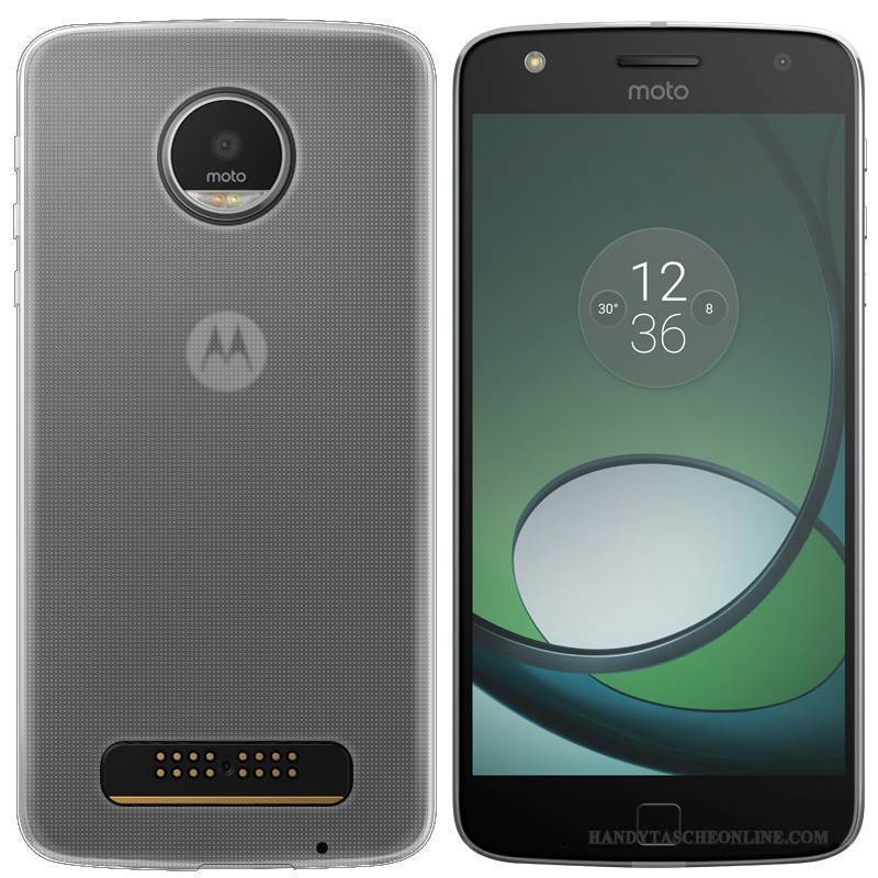 Hülle Moto Z Play Schutz Handyhüllen Grau, Case Moto Z Play