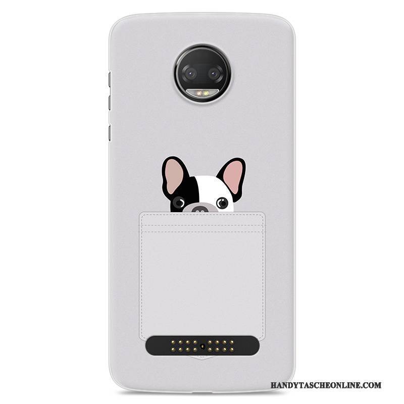 Hülle Moto Z2 Force Edition Karikatur Handyhüllen Trend, Case Moto Z2 Force Edition Kreativ Anti-sturz Lila