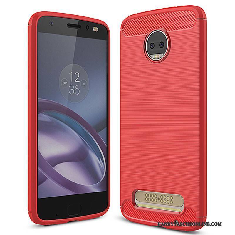 Hülle Moto Z2 Force Edition Schutz Grau Handyhüllen, Case Moto Z2 Force Edition Weiche