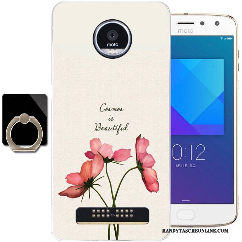 Hülle Moto Z2 Play Weiche Frisch Handyhüllen, Case Moto Z2 Play Silikon Blau