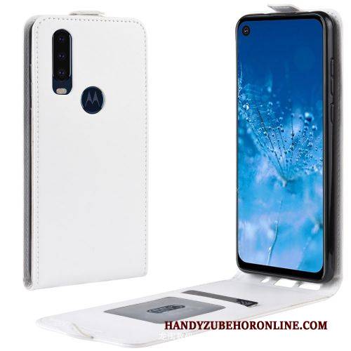 Hülle Motorola One Action Lederhülle Business Handyhüllen, Case Motorola One Action Geldbörse Einfach