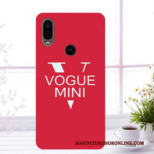 Hülle Motorola One Vision Gemalt Handyhüllen Dunkelblau, Case Motorola One Vision