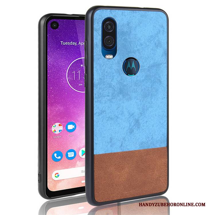 Hülle Motorola One Vision Taschen Schwarz Anti-sturz, Case Motorola One Vision Schutz Handyhüllen Mischfarben