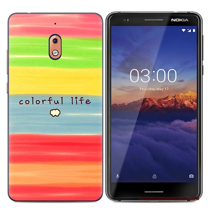 Hülle Nokia 2.1 Gemalt Handyhüllen Neu, Case Nokia 2.1 Kreativ Blau