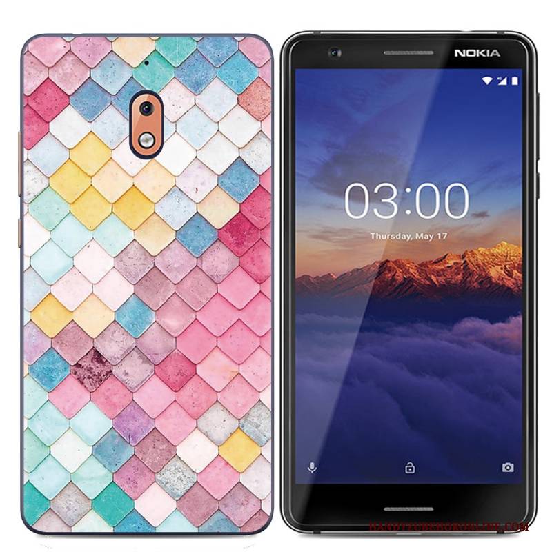 Hülle Nokia 2.1 Gemalt Handyhüllen Neu, Case Nokia 2.1 Kreativ Blau