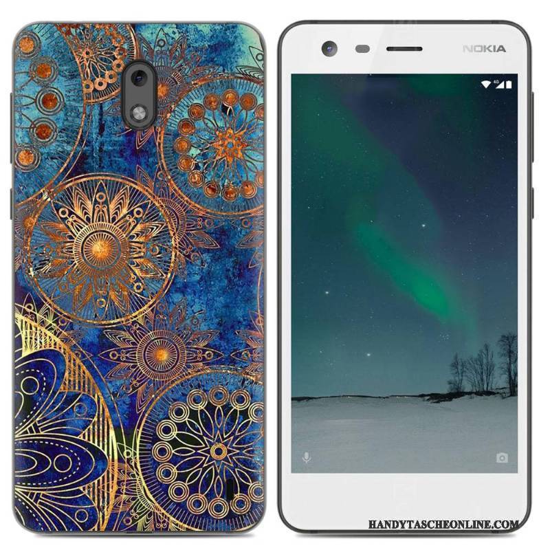 Hülle Nokia 2 Silikon Pu Handyhüllen, Case Nokia 2 Taschen Gelb Trend