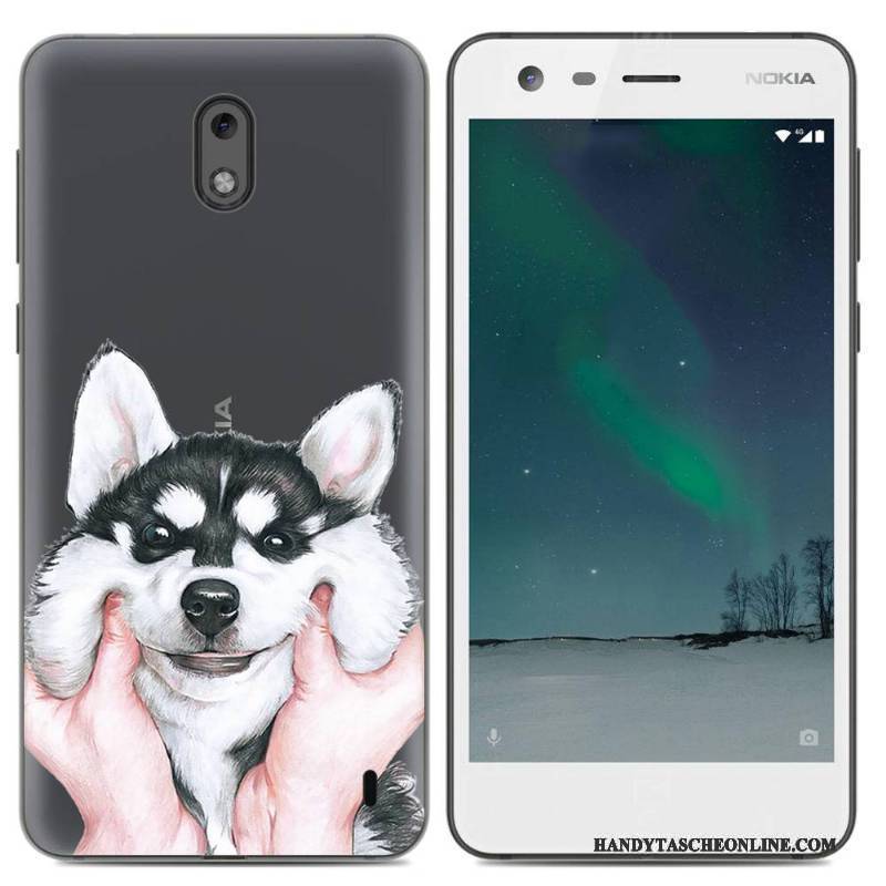 Hülle Nokia 2 Silikon Pu Handyhüllen, Case Nokia 2 Taschen Gelb Trend