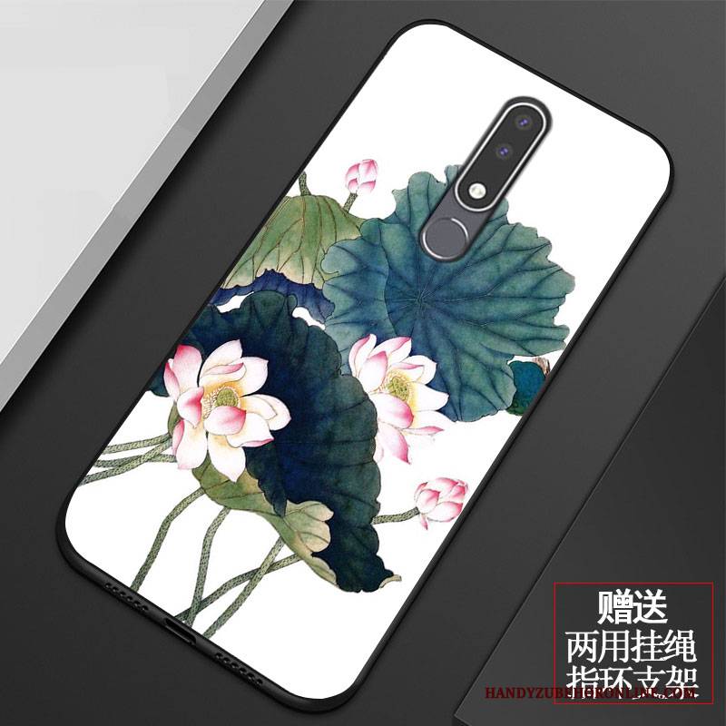 Hülle Nokia 3.1 Plus Silikon Frisch Anti-sturz, Case Nokia 3.1 Plus Taschen Kunst Einfach