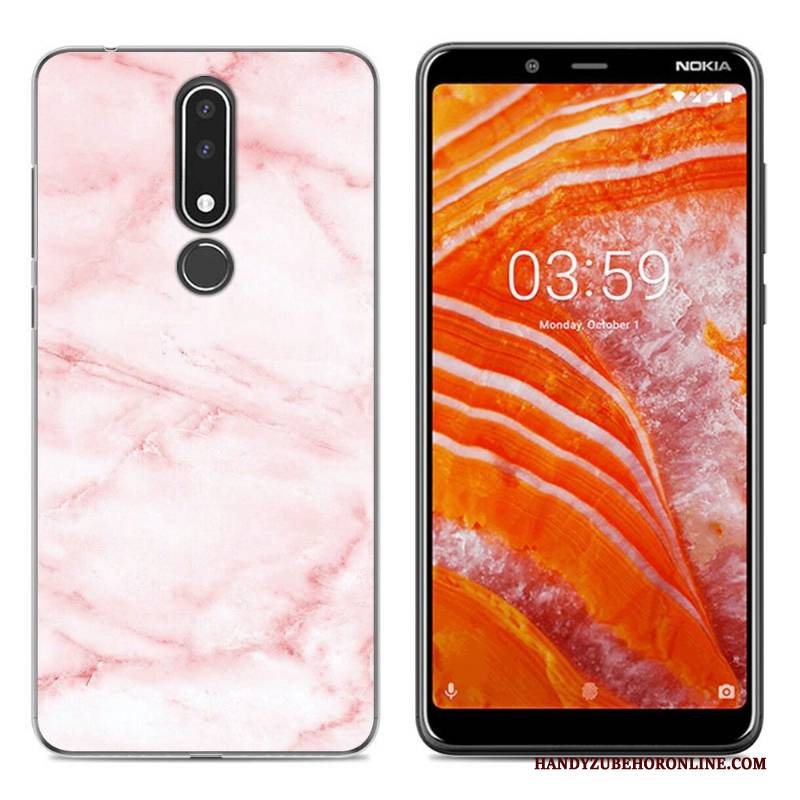 Hülle Nokia 3.1 Plus Weiche Einfach Handyhüllen, Case Nokia 3.1 Plus Gemalt Neu Grün