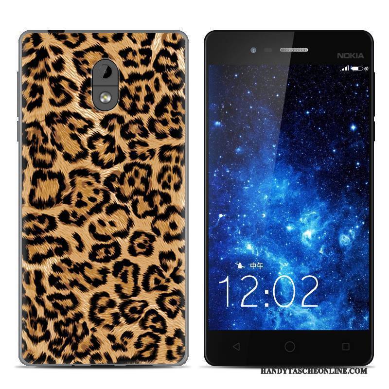 Hülle Nokia 3 Kreativ Leopard Handyhüllen, Case Nokia 3 Schutz Transparent Trend