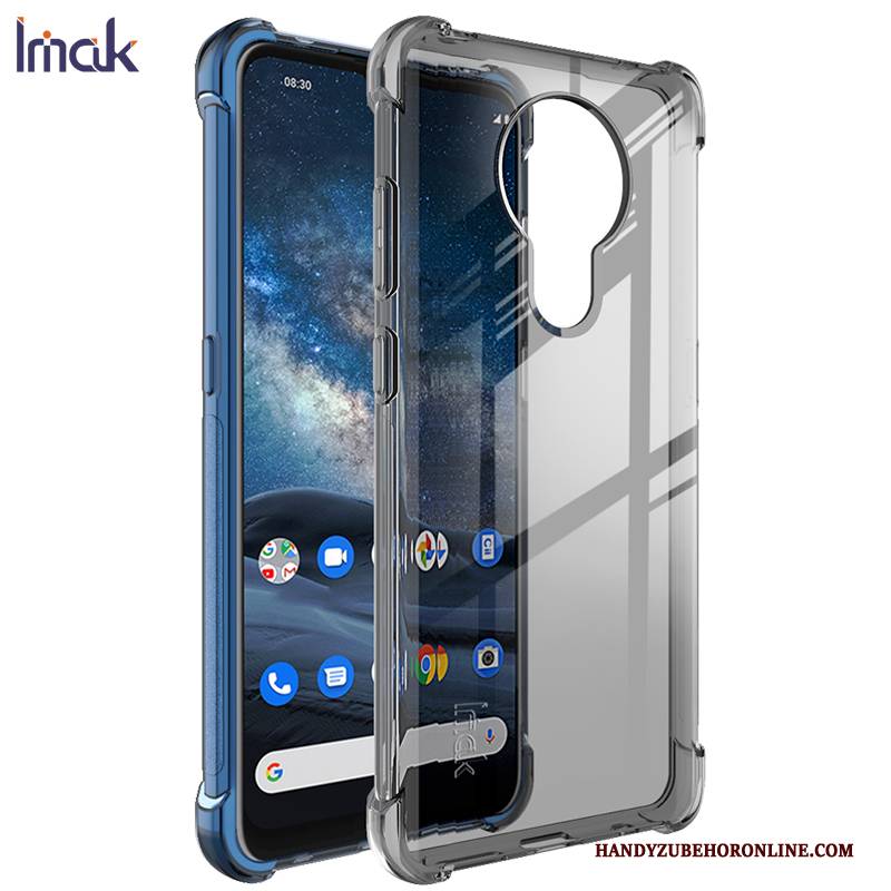 Hülle Nokia 5.3 Taschen Handyhüllen Neu, Case Nokia 5.3 Silikon Transparent Weiß