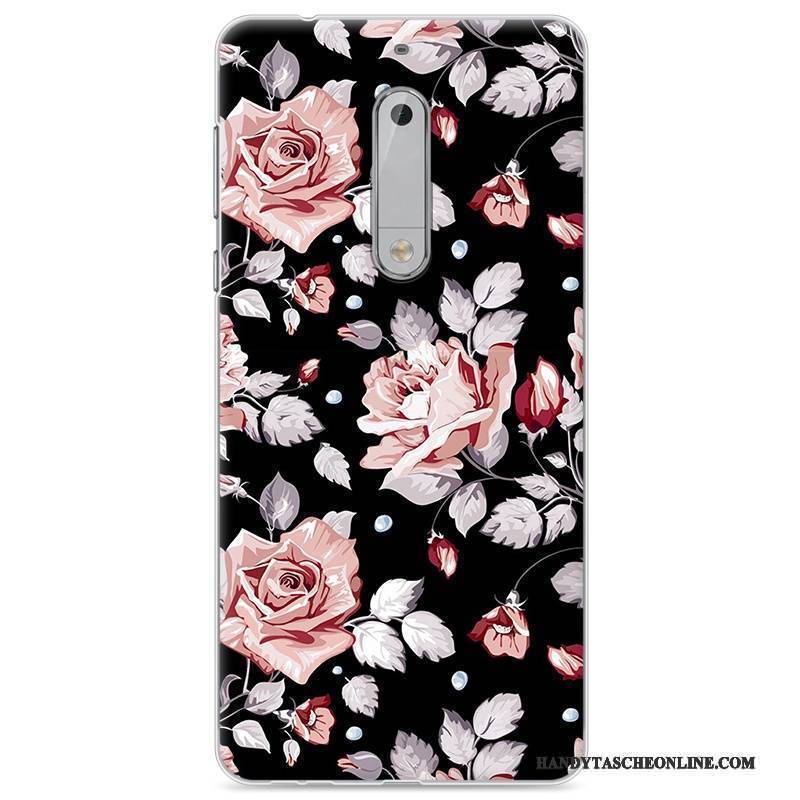 Hülle Nokia 5 Karikatur Nette Rosa, Case Nokia 5 Weiche Handyhüllen Trend