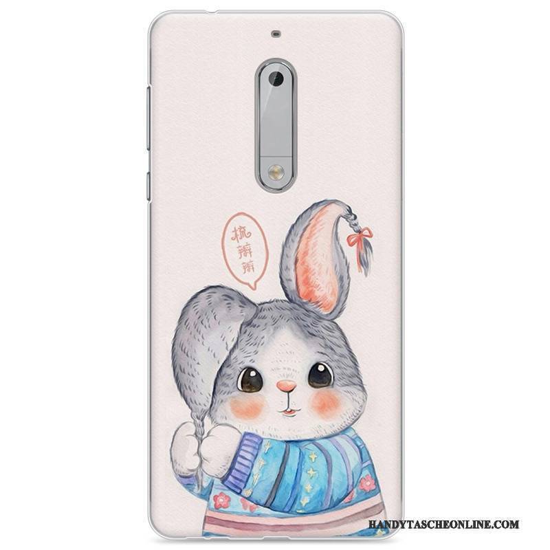 Hülle Nokia 5 Karikatur Nette Rosa, Case Nokia 5 Weiche Handyhüllen Trend