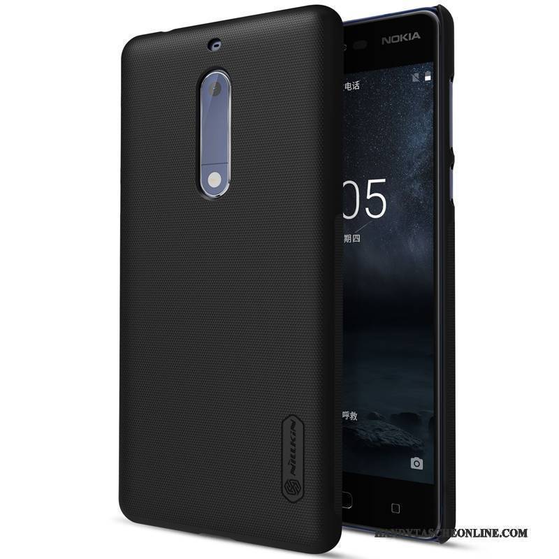 Hülle Nokia 5 Schutz Anti-sturz Schwer, Case Nokia 5 Weiß Nubuck