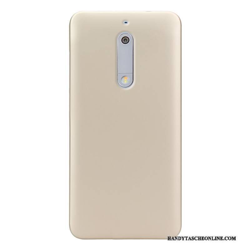 Hülle Nokia 5 Schutz Blau Farbe, Case Nokia 5 Nubuck Dünne