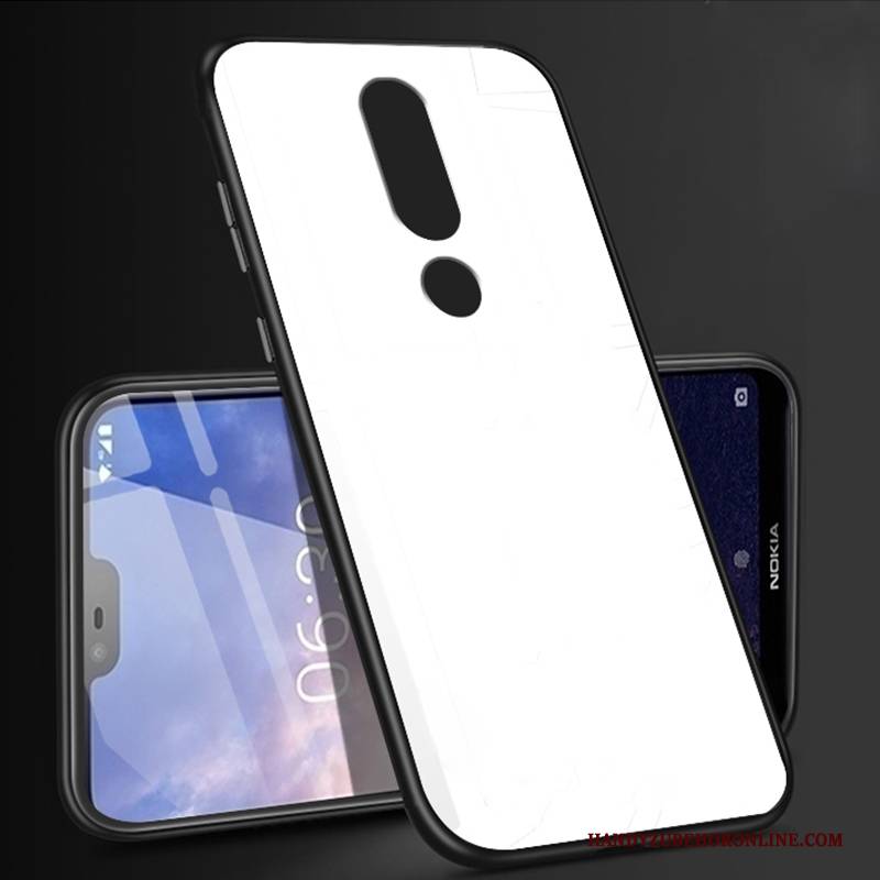 Hülle Nokia 6.1 Schutz Trend Einfach, Case Nokia 6.1 Taschen Glas Neu