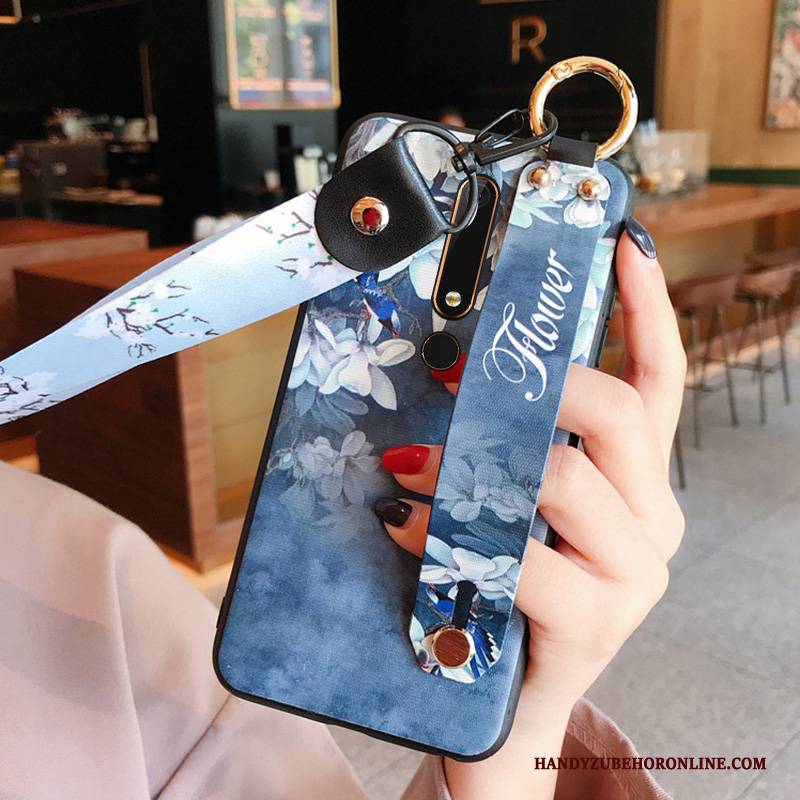 Hülle Nokia 6.1 Taschen Schwarz Anti-sturz, Case Nokia 6.1 Weiche Mini Handyhüllen