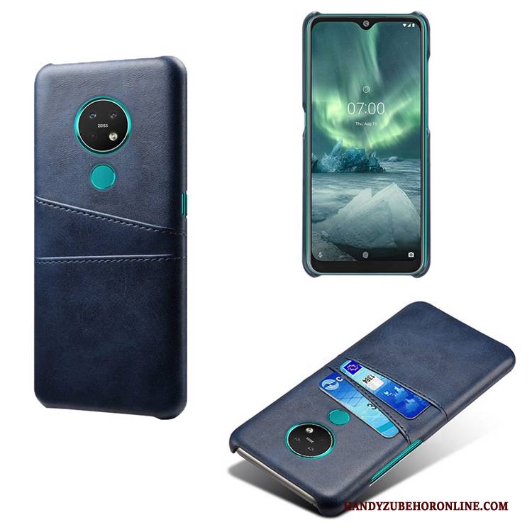 Hülle Nokia 6.2 Leder Mini Karte, Case Nokia 6.2 Muster Handyhüllen