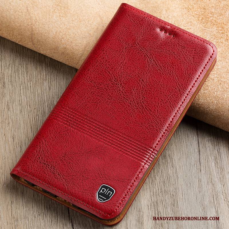 Hülle Nokia 6.2 Taschen Rot Handyhüllen, Case Nokia 6.2 Schutz Anti-sturz