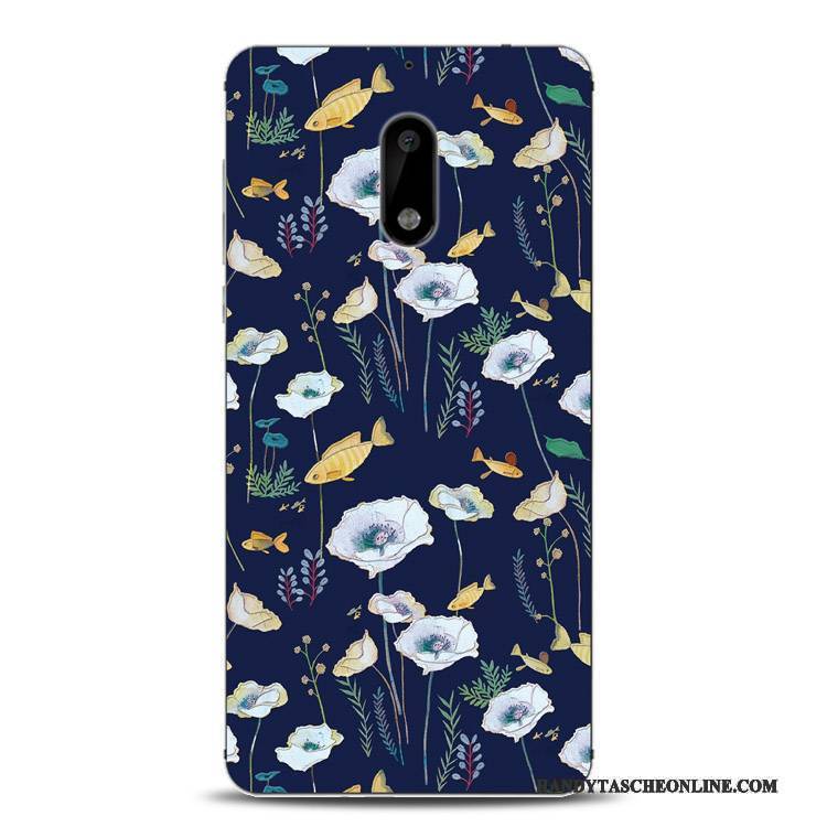 Hülle Nokia 6 Silikon Blumen Handyhüllen, Case Nokia 6 Farbe Mini