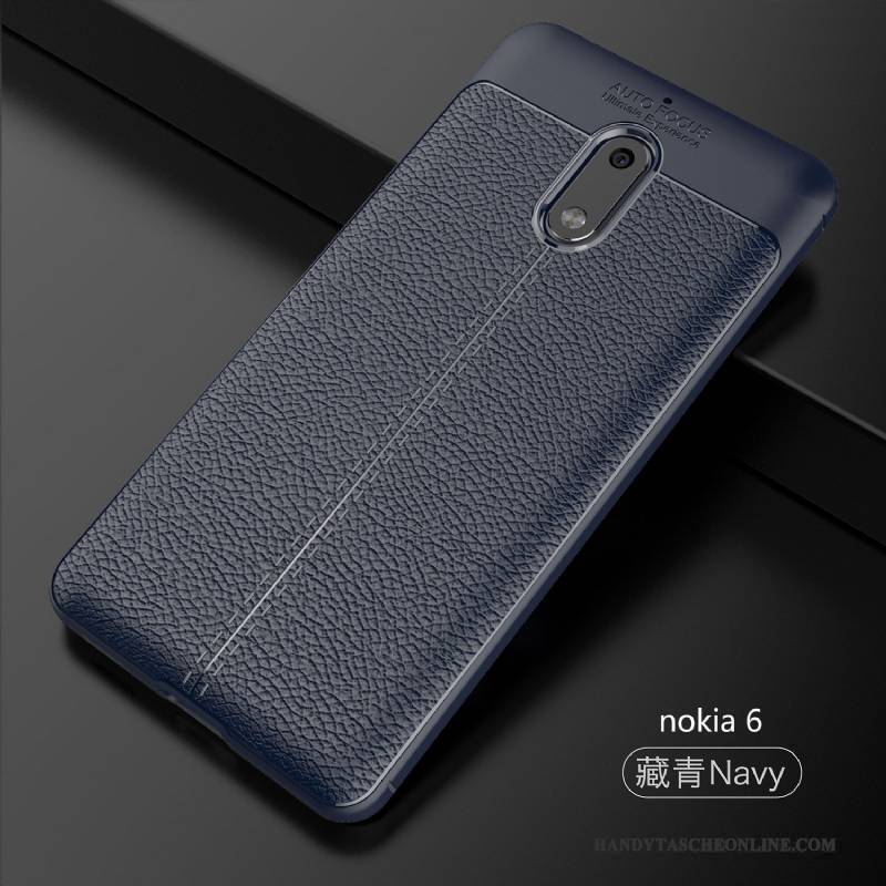 Hülle Nokia 6 Silikon Muster Anti-sturz, Case Nokia 6 Leder Handyhüllen Trend