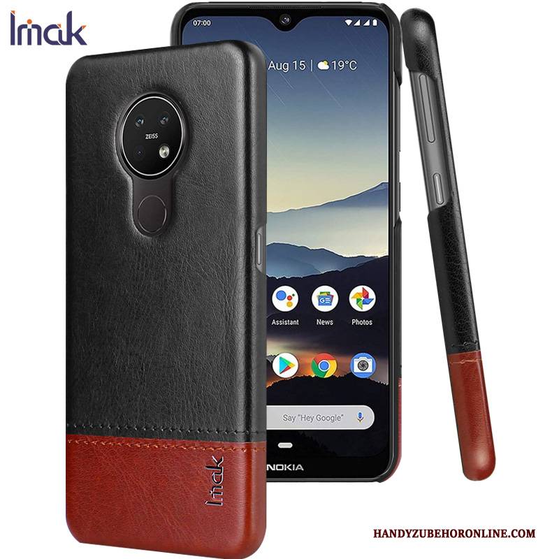 Hülle Nokia 7.2 Leder Business Handyhüllen, Case Nokia 7.2 Schutz Anti-sturz Neu