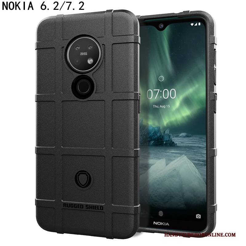 Hülle Nokia 7.2 Weiche Neu Rutschfest, Case Nokia 7.2 Schutz Magnetismus Trendmarke