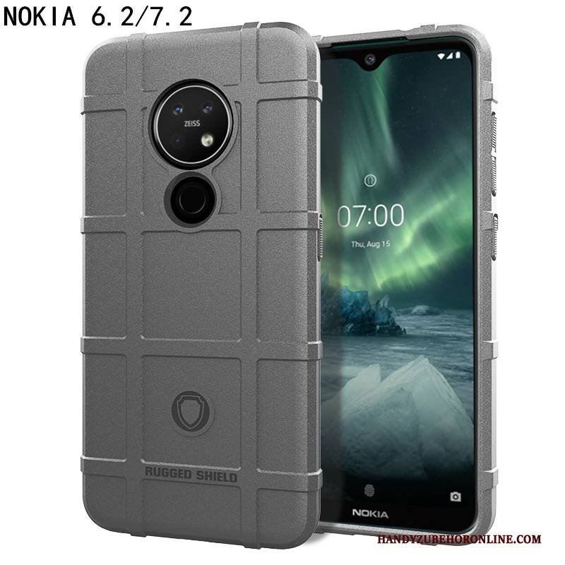 Hülle Nokia 7.2 Weiche Neu Rutschfest, Case Nokia 7.2 Schutz Magnetismus Trendmarke