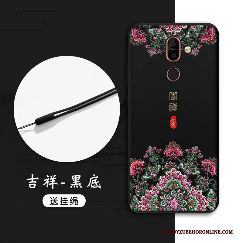 Hülle Nokia 7 Plus Schutz Anti-sturz Chinesische Art, Case Nokia 7 Plus Taschen Handyhüllen Wind