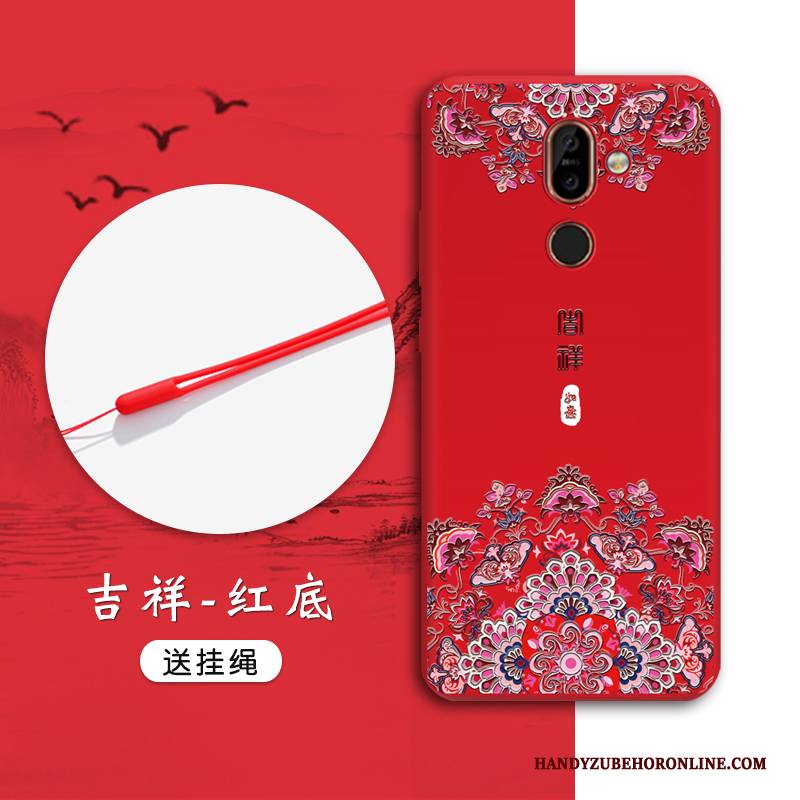 Hülle Nokia 7 Plus Schutz Anti-sturz Chinesische Art, Case Nokia 7 Plus Taschen Handyhüllen Wind