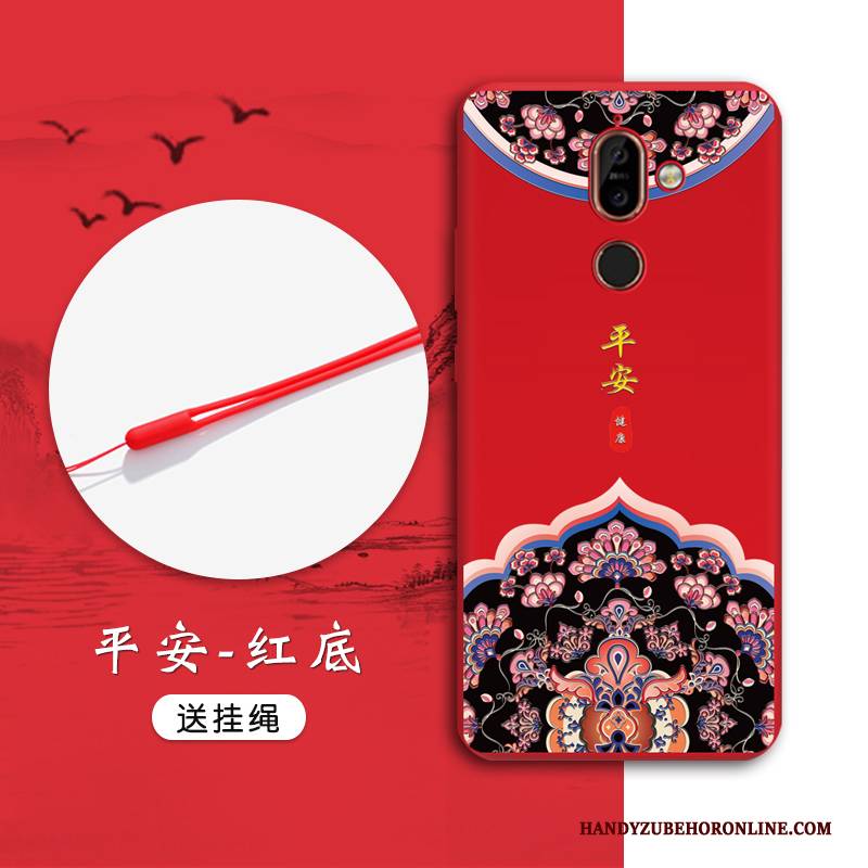 Hülle Nokia 7 Plus Schutz Anti-sturz Chinesische Art, Case Nokia 7 Plus Taschen Handyhüllen Wind