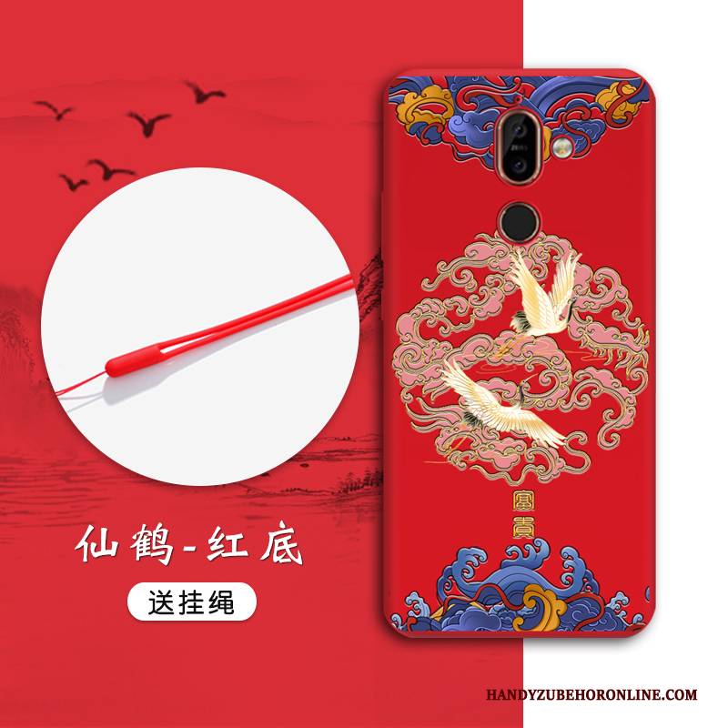 Hülle Nokia 7 Plus Schutz Anti-sturz Chinesische Art, Case Nokia 7 Plus Taschen Handyhüllen Wind