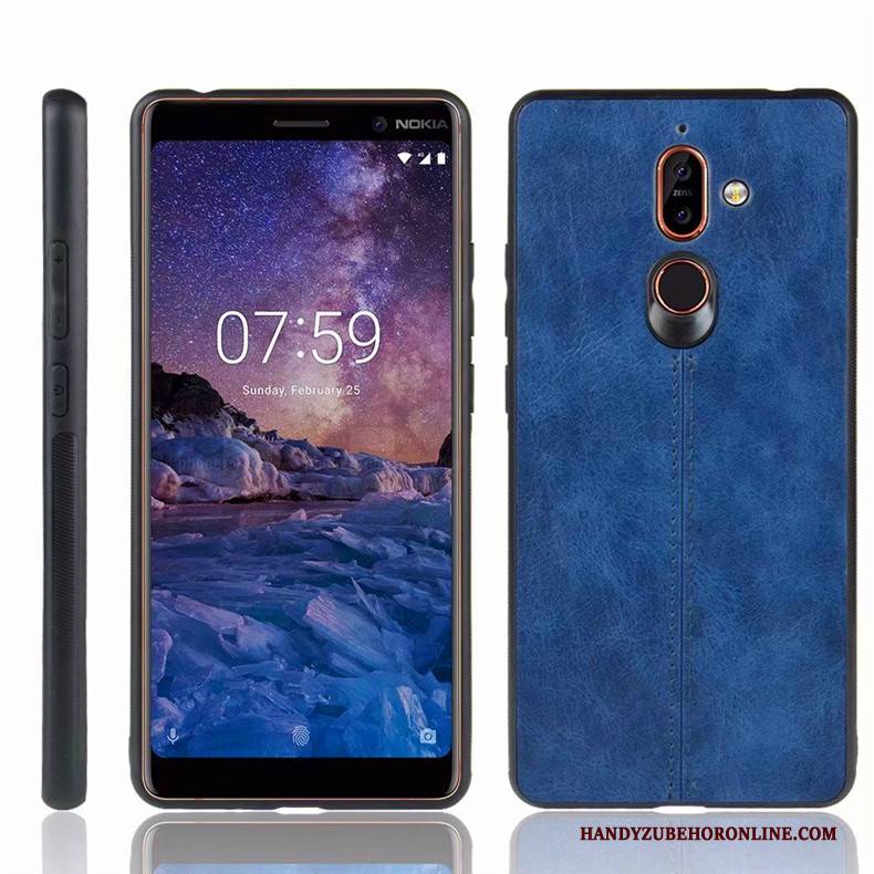 Hülle Nokia 7 Plus Schutz Blau Anti-sturz, Case Nokia 7 Plus Handyhüllen