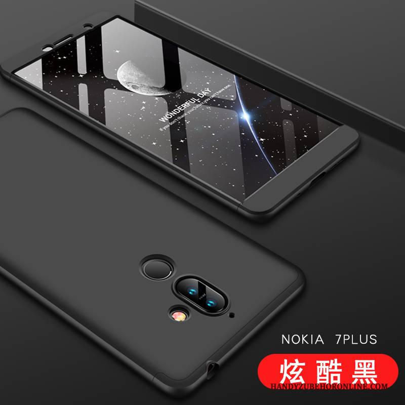 Hülle Nokia 7 Plus Silikon Anti-sturz Trendmarke, Case Nokia 7 Plus Weiche Silber Handyhüllen