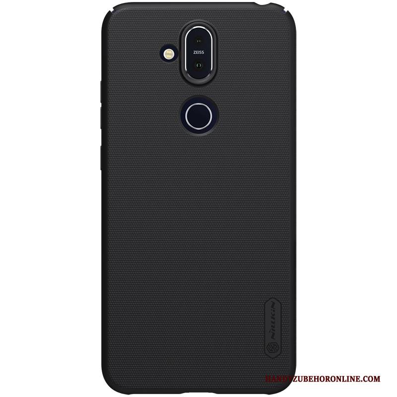 Hülle Nokia 8.1 Schutz Nubuck Schwer, Case Nokia 8.1 Rot Anti-sturz