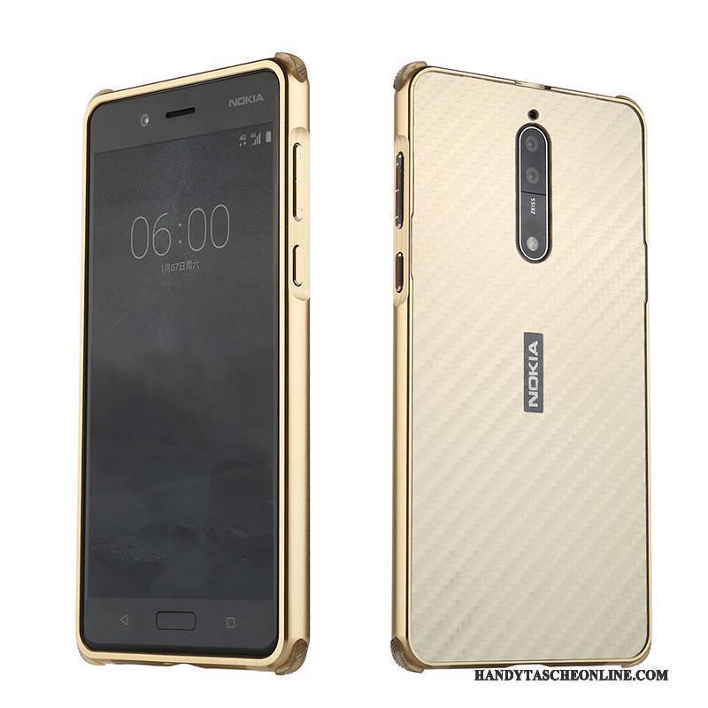 Hülle Nokia 8 Kreativ Hintere Abdeckung Trend, Case Nokia 8 Taschen Gold Handyhüllen