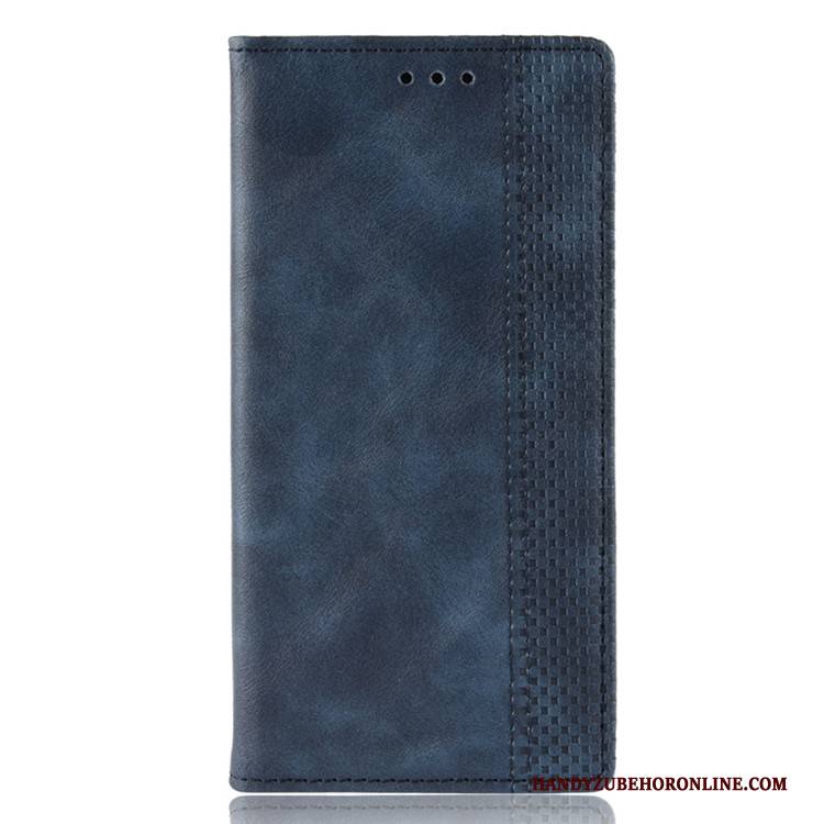 Hülle Nokia 9 Pureview Geldbörse Blau Magnetschließe, Case Nokia 9 Pureview Folio