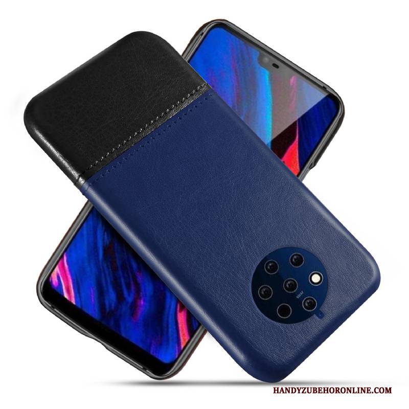 Hülle Nokia 9 Pureview Leder Anti-sturz Qualität, Case Nokia 9 Pureview Schutz Schwarz Pu